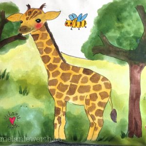 Geschenk mit Giraffe, Geschenk mit Giraffen, Geburt Giraffe, Geschenk Geburt, Geschenk Taufe, Geschenk Patenkind, Geschenk von der Patentante, Geschenk vom Patenonkel, Geschenk mit Taufspruch, Geschenk zur Taufe individuell