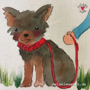 Kissenbezug mit Hund, ilovemydog, lebenmithund, Hundeportrait, Kissen mit Hund, Mischling, Yorkshire Terrier portrait, Bild mit Hund, Geschenk mit Hund, Geschenk für den Hund, für Hundebesitzer