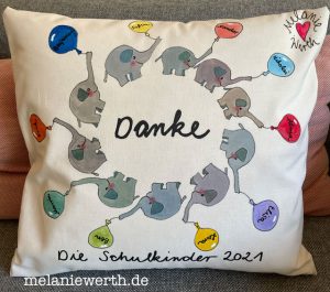 Abschiedsgeschenk Kindergarten, Elefantengruppe