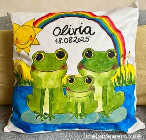 Frosch Familie Geschenk zur Geburt
