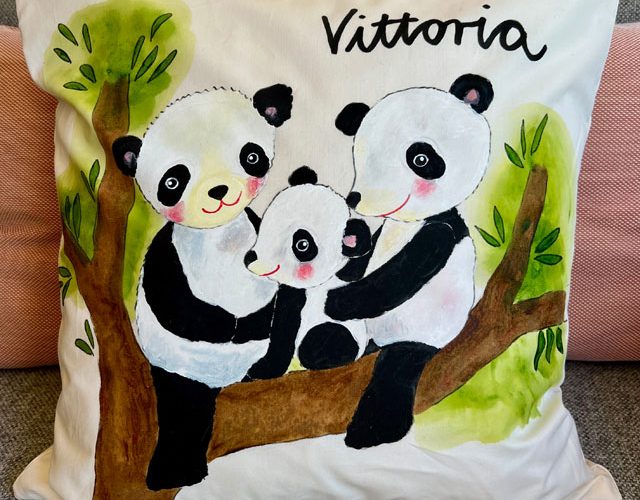 Koala Familie Geschenk zur Geburt, Kuschelkissen Baby, Koala Baby