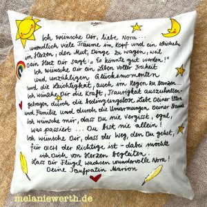 individueller Segenswunsch zur Taufe, handgeschrieben, liebevolles Geschenk
