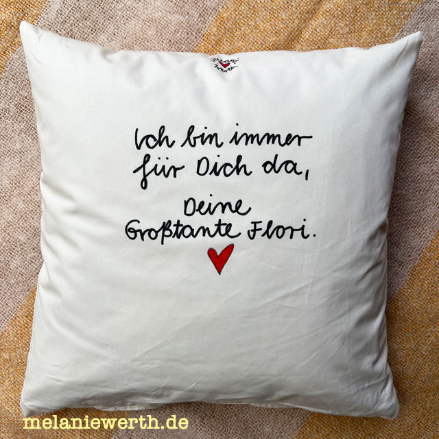 liebevolle Widmung zur Geburt, liebevoller Spruch zur Geburt, ich bin immer für dich da